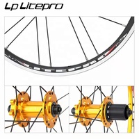Litepro 406/451 20 pouces vélo pliant BMX jeu de roues JAVA Dahon pièces de vélo de vélo avec disque de moyeu avant 2 arrière 5 roulements/frein en V