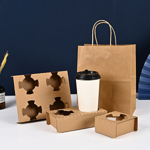 Tùy chỉnh Túi giấy Kraft màu xanh đậm vật liệu phân hủy sinh học có tay cầm - Product Image 6