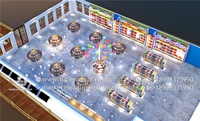 Présentoir de bonbons gommes, 10 pièces, décor de magasin, sucettes et boîtes à bonbons, support d'exposition, meubles de Design