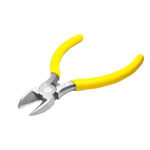 Pince coupante métrique Fangbei en acier inoxydable à haute teneur en carbone, mini, avec poignée en plastique souple, à bec effilé, pour la fabrication de bijoux DIY - Product Image 1