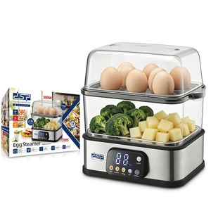 Cuiseur à œufs électrique Dsp 2,5 L en acier inoxydable avec minuteur numérique pour la préparation du petit-déjeuner - Product Image 4
