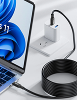 Kabel USB3.2 Gen2x2 Tipe-C ke Tipe-C 100W, Transfer Data 20Gbps, Pengisian Cepat 5A, Video 8K60Hz untuk Laptop/Ponsel/PC/Kamera
