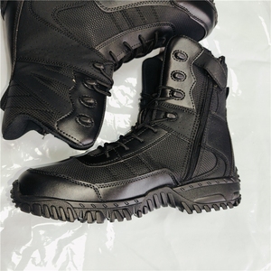 TSB204 Black Leather Breathable Tactical AL <b>Boots</b> Light Weight <b>Hiking</b> Shoes AS33 A533 <b>Boots</b> - Product Image 2