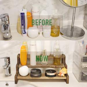 Estante de Madera de 3 Niveles para Especias, Organizador de Cocina, Estante para Condimentos, Venta Caliente - Product Image 2