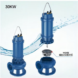 ปั๊มน้ำเสีย SUOU 150WQX150-15-11/4 แบบตัดสิ่งสกปรก ไม่ก่อให้เกิดการอุดตัน พร้อมใบมีดคู่ สำหรับใช้ในบ่อเกรอะ - Product Image 3