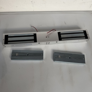 500kg Double Door Surface Mount Electromagnetic Lock 12V/24V with LED Indicator - Product Image 4