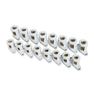 บล็อกขั้วต่อสายไฟแบบสกรู ยี่ห้อ Yaosheng 8 ขั้ว ขนาด 16 มม.-70 มม. ทำจากทองเหลือง สำหรับงานวิศวกรรมไฟฟ้าอุตสาหกรรม - Product Image 1