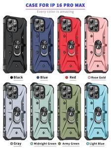 Ốp điện thoại giá đỡ từ tính cho xe hơi cho <span class=keywords><strong>iPhone</strong></span> 16 Pro Max 15 Plus 14 13 12 11 XS XR 8 7 <span class=keywords><strong>6</strong></span> vỏ bảo vệ máy ảnh chống rơi - Product Image 2