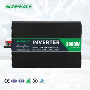 Convertisseur de courant solaire AC/DC 600W-5000W 220V/230V/240V 12V/24V/48V avec onde sinusoïdale pure double automobile - Product Image 3