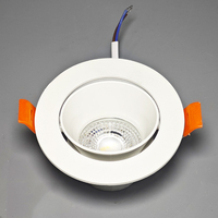 Lámpara LED Empotrable E27 E14 MR16 GU5.3 GU10 5W 6W 7W 220V 120, Luz Direccional con Temperatura de Color 3000K-6500K y CRI Ra80