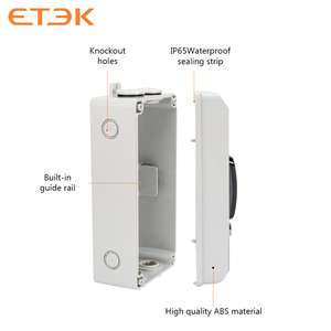 Etek IP65 chống thấm nước chống bụi ngoài trời điện MCB Hộp nối 4 chiều DC phân phối thiết bị điện ABS + PC treo tường - Product Image 3
