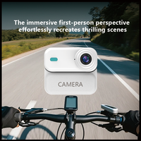 Caméra d'action 4K avec prise en charge de la carte SD, application WiFi et écran rotatif pour vlog, voyages, sports et enregistrement quotidien