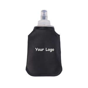 8oz 250ml BPA Free TPU Collapsible <strong>Foldable</strong> Light <strong>Soft</strong> Flask Water <strong>Bottle</strong> for <strong>Running</strong> Race Hiking Climbing Sports - Product Image 2