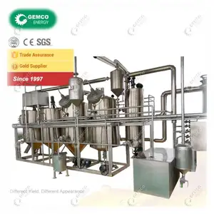 China melhor pequena palmeira cruda mini máquina de refinação de óleo para refinar processamento girassol, côco, barba, sésame, óleo