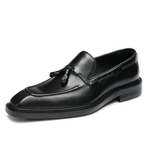 Nuevos Zapatos Oxford de Cuero para Hombre, Sin Cordones, Impermeables, Transpirables, Estilo Británico, Formales, de Negocios, Modernos, Casuales de Oficina - Product Image 2