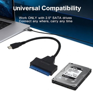 Câble adaptateur convertisseur USB 3.1 USB-C Type-C vers SATA III 22 broches de qualité supérieure pour disque dur 2,5 pouces HDD & SSD pour ordinateur portable - Product Image 5