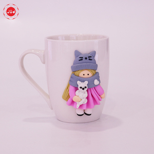 Hot Sale Cutely Polymer Clay <strong>Handmade</strong> <strong>Ceramic</strong> <strong>Mug</strong> for Promotion - Product Image 3