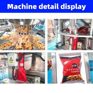 완전 자동 VFFS 계량 백 씰링 포장 기계는 사탕, 스낵, 감자 칩, 커피 및 사료를 위해 적합합니다. - Product Image 4