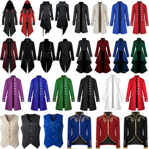 Ecowalson Cappotto Vintage Steampunk Unisex, Costume Gotico Retrò Vittoriano per Carnevale Americano, Halloween, Uniforme per TV e <span class=keywords><strong>Film</strong></span> - Product Image 3