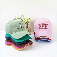 Gorras de Béisbol Personalizadas con Logotipo Bordado al por Mayor, Gorras de 6 Paneles Lisas con Visera Curva, de Color Sólido, de Algodón, Deportivas, de Alta Calidad