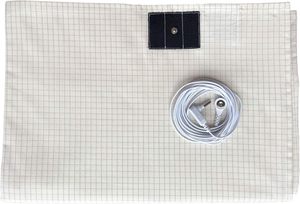 Les draps <span class=keywords><strong>housse</strong></span> ESD de mise à la terre 10% fibre d'argent et 90% pur coton favorisent la relaxation Linge de lit - Product Image 5