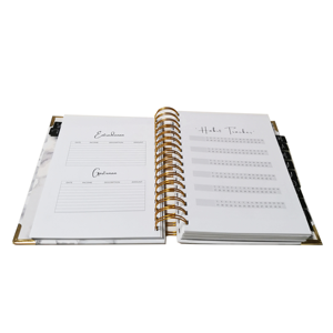 Muestra Gratuita, ODM/OEM, Diario de Estudio Bíblico Personalizado en Espiral, Impresión de Cuadernos A4 A5 con Pestañas - Product Image 3