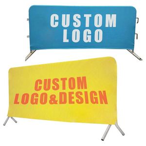Valla de malla personalizada para eventos, pancarta de control de multitudes, impresión personalizada a doble cara, cubiertas para vallas de eventos callejeros al aire libre - Product Image 1