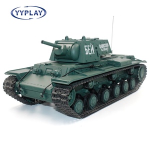 3878-1 Char lourd soviétique <span class=keywords><strong>KV</strong></span>-1S, modèle militaire, char télécommandé 2,4 GHz, IR+BB, avec fumée, jouets DIY, cadeaux MT - Product Image 2