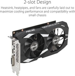 Tarjeta Gráfica para Juegos Dual GeForce RTX 3050 6GB GDDR6 OC Edition - PCIe 4.0, 2.1, DisplayPort 1.4a, Diseño de 2 Ranuras, Ventilador Axial-tech - Product Image 2