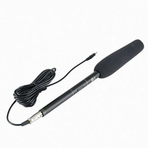 ไมโครโฟนคอนเดนเซอร์แบบมีสาย ดีไซน์ทันสมัย ตัวไมค์โลหะ พร้อมสาย XLR สำหรับการสัมภาษณ์ผู้รับข่าว - Product Image 1