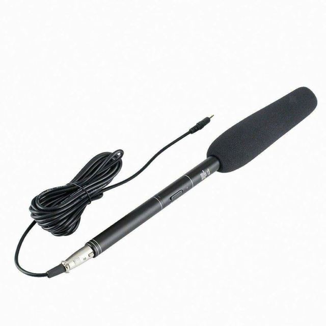 Wired Handheld Condenser Microphone Stylish Metal Microphone With XLR Cable for Reporter Interviews