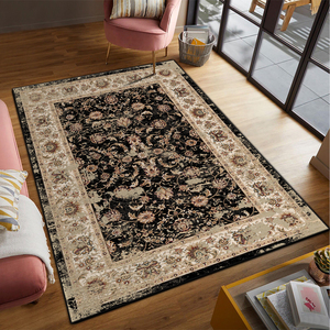 Tapis en polyester polaire imprimé carré Premio, mousse haute densité, épaisseur 17 mm, tapis doux antidérapant pour salon intérieur, Ramadan - Product Image 1
