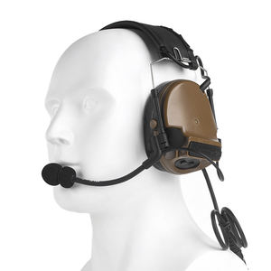 TAC-SKY WCOMTAC III Headset taktis olahraga bando dapat dilepas baru dengan earcup Gel silika earphone Noise Cancelling WYS0053 - Product Image 2