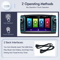 Reproductor Multimedia para Auto STWEI con Android 13, Radio, Video, Carplay para Toyota Corolla Altis E120 2000-2006, BYD F3 2003-2020, GPS Inalámbrico