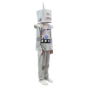Luolan <strong>New</strong> Halloween Children's TV <strong>Movie</strong> <strong>Robot</strong> Cosplay Costume Sets for School Performances Unisex Suits 120-140cm Cartoon Style - Product Image 4