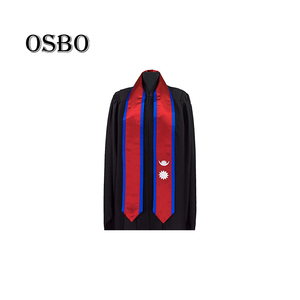 Écharpe de graduation avec drapeau du Népal, drapeau de graduation pour les études <span class=keywords><strong>à</strong></span> <span class=keywords><strong>l</strong></span>'étranger - Product Image 1