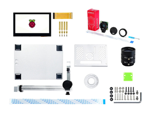 Kit de microscope Waveshare Raspberry Pi, grossissement visuel 12MP, support d'écran de microscope, RPI en option K684 - Product Image 4