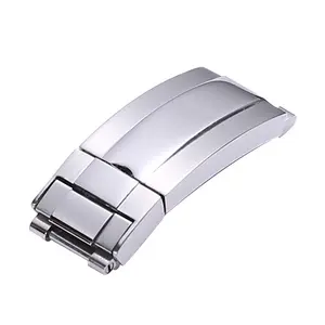 2 tone Expansive Folding Buckle Luxury 16mm 18mm 304 Stainless Clasp For Rolex Watch Buckle