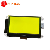 Modul LCD STN COG Dot Matrix 128*64 Biru Negatif Transmisif Driver ST7565 5V Lampu Latar Putih COG12864-B