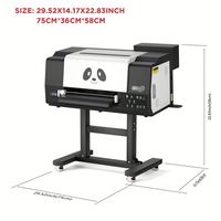 Быстрая скорость, цветной сублимный принтер A3 + DTF Pro Dual XP600 Printerhead, печатная машина для футболок для дома и малого бизнеса