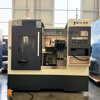 Tour de précision CNC Kasen TCK40 à structure de lit incliné pour pièces de machines, automobiles et médicales