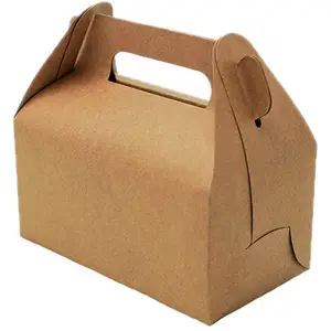 Eco Friendly Disposable Foldable Burger And Fries Handle Box Chicken Wing Packaging Box