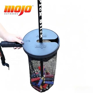 MOJO Outdoors Hull <span class=keywords><strong>Sacker</strong></span>, panier léger pour coquilles, conteneur en maille portable pour coquilles usagées, idéal pour les terrains de tir et la chasse - Product Image 1
