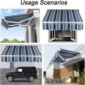 <span class=keywords><strong>Lona</strong></span> <span class=keywords><strong>de</strong></span> Repuesto <span class=keywords><strong>para</strong></span> <span class=keywords><strong>Toldo</strong></span> Retráctil <span class=keywords><strong>de</strong></span> 280 g/m², 0.9 m x 2 m x 20 cm, Impermeable, Protección Solar, <span class=keywords><strong>Toldo</strong></span>, <span class=keywords><strong>Lona</strong></span> <span class=keywords><strong>de</strong></span> Poliéster, Protección contra la Lluvia - Product Image 6