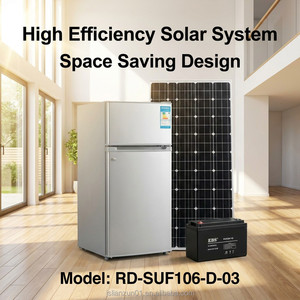 Réfrigérateur solaire Z 106L pour usage domestique avec alimentation sans électricité. 12V et 24V. Photovoltaïque extérieur à courant continu - Product Image 6