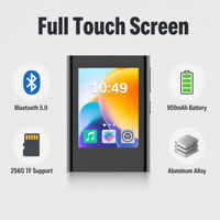 Reproductor Multimedia Portátil con Pantalla Táctil HBNKH H-R730, WiFi, Audio HiFi 5.0, Memoria de 16 GB, Compatible con FLAC/APE, Reproductor de Juegos y Libros Electrónicos