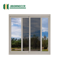 Ventanas Corredizas Lukliving Modernas de Gran Vista con Marco de Aleación de Aluminio de Alta Calidad, Doble Vidrio Templado, Aislamiento Térmico y Persianas Integradas