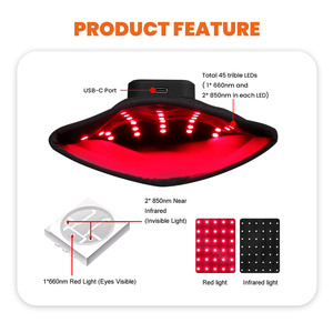 Ideaterapia portatile ricaricabile guanto per terapia della luce a infrarossi per le mani sollievo dal dolore ZA/Italia Plug dispositivo per la cura della pelle a luce rossa - Product Image 5