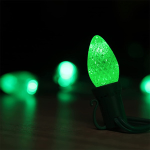 Ampoules LED facettées C7 à culot E12 110V, 2 SMD intégrés, ampoules décoratives pour arbre de Noël - Product Image 6