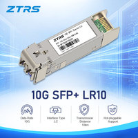 Transceiver SFP+ 10G LR10 à fibre unique, distance de transmission 10 km, module LC Simplex DDM DOM WDM, service OEM disponible.